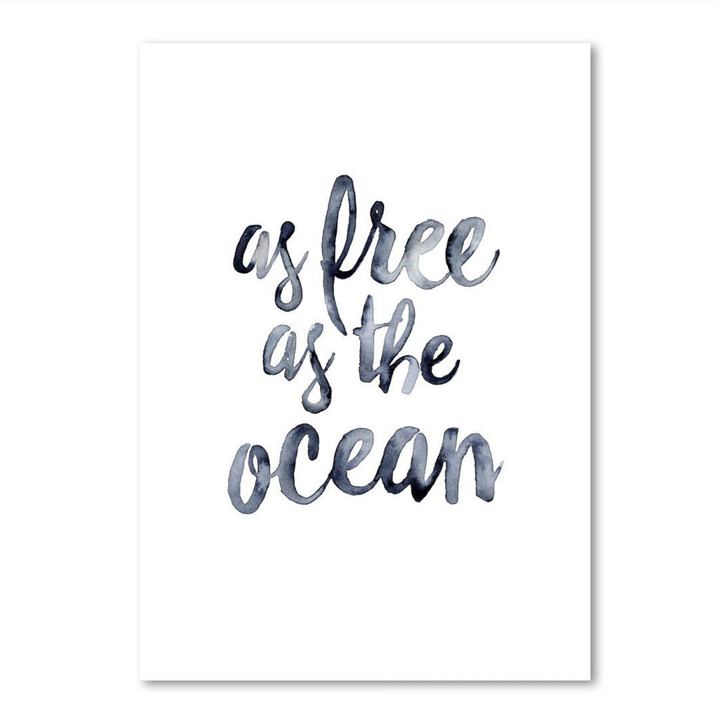 KUNSTDRUCK – AS FREE AS THE OCEAN