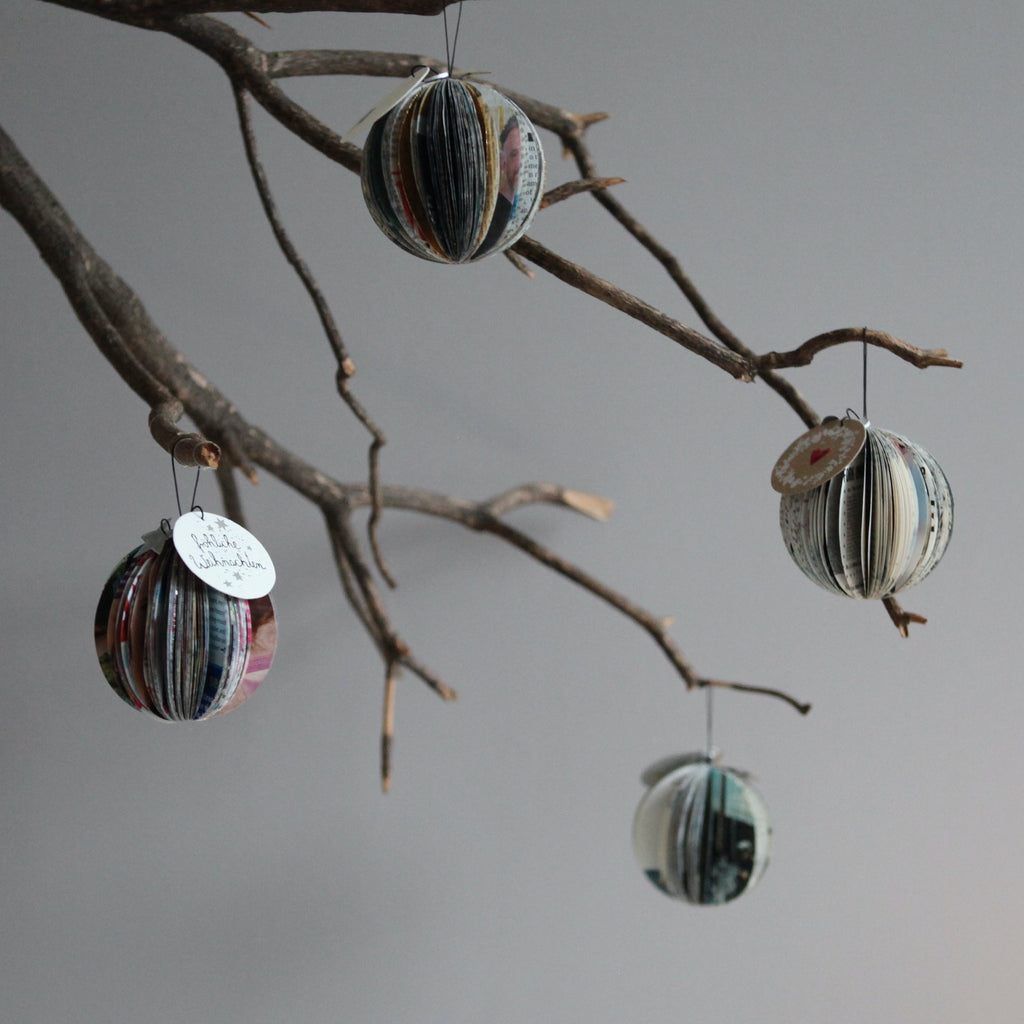 ZEITUNGSPAPIERKUGELN