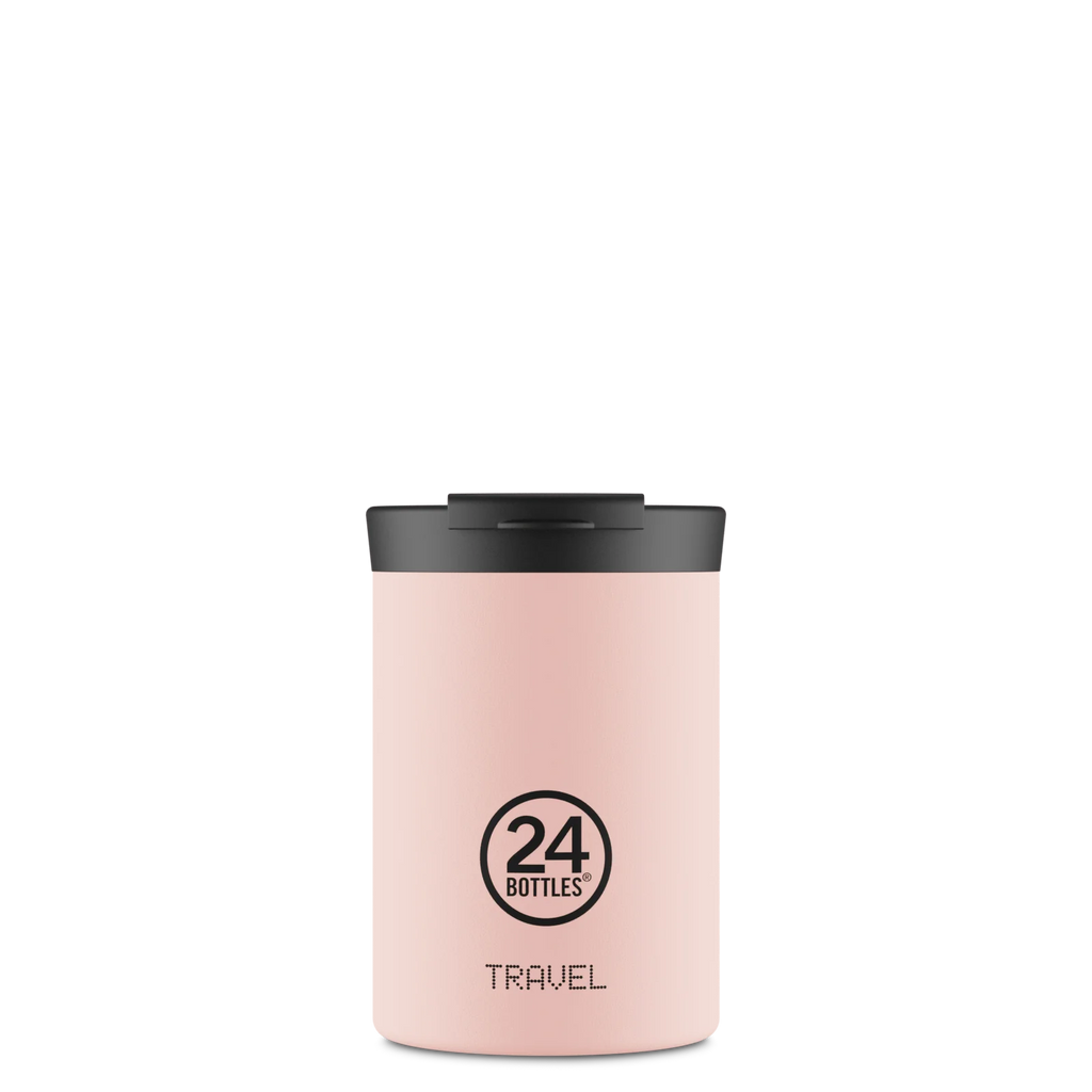 TRAVEL TUMBLER STONE DUSTY PINK