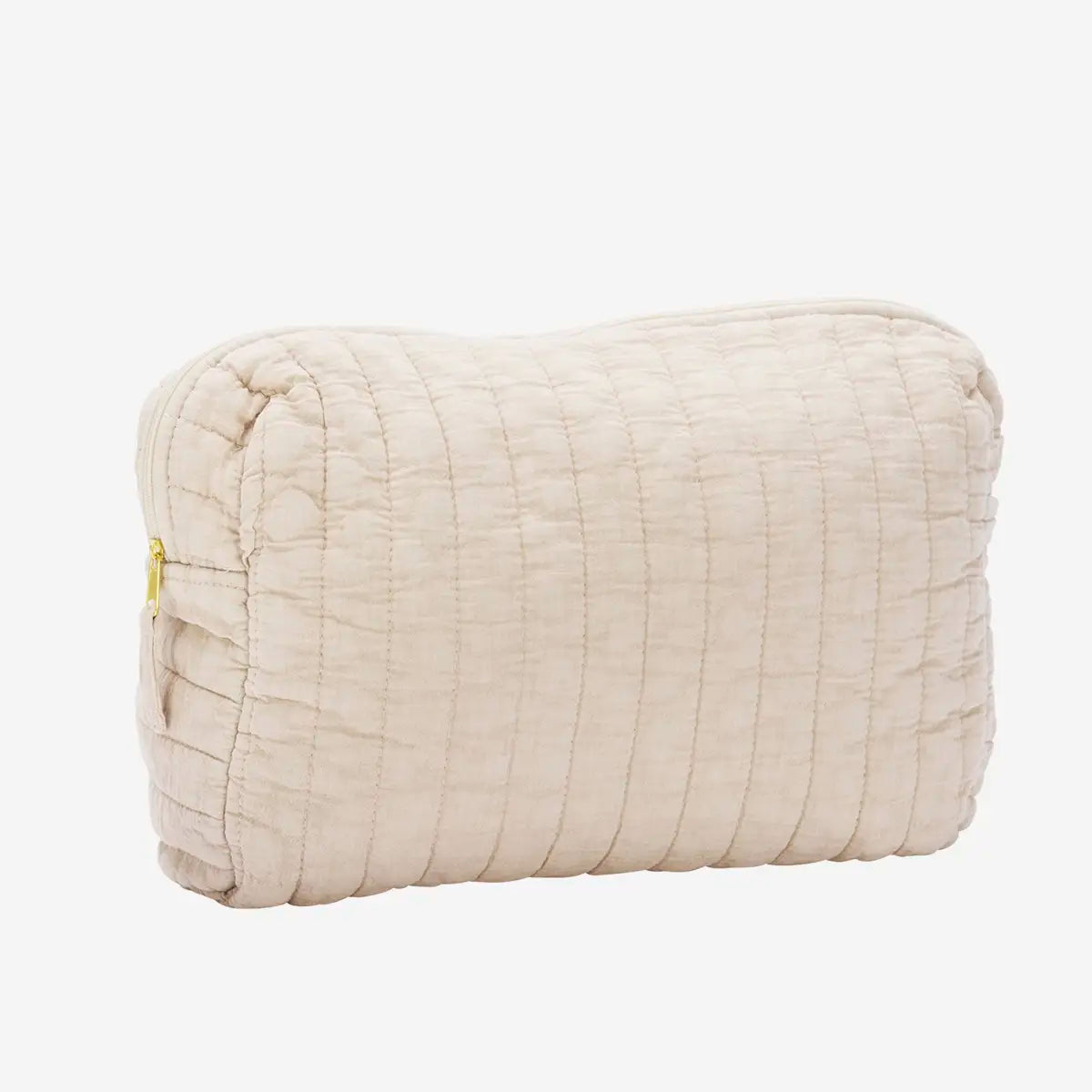 QUILTED COTTON WASHBAG