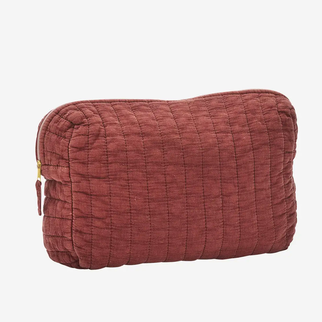 QUILTED COTTON WASHBAG
