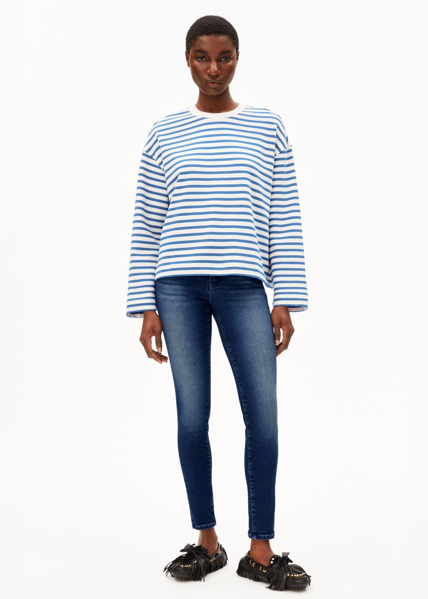 FRANKAA MAARLEN STRIPE SWEAT