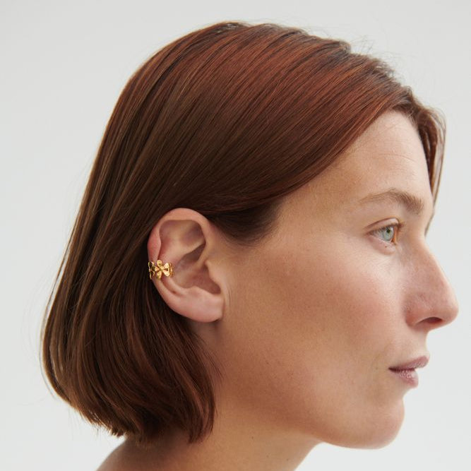 WILD POPPY EARCUFF