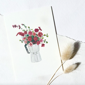 POSTKARTE - ESPRESSO BOUQUET