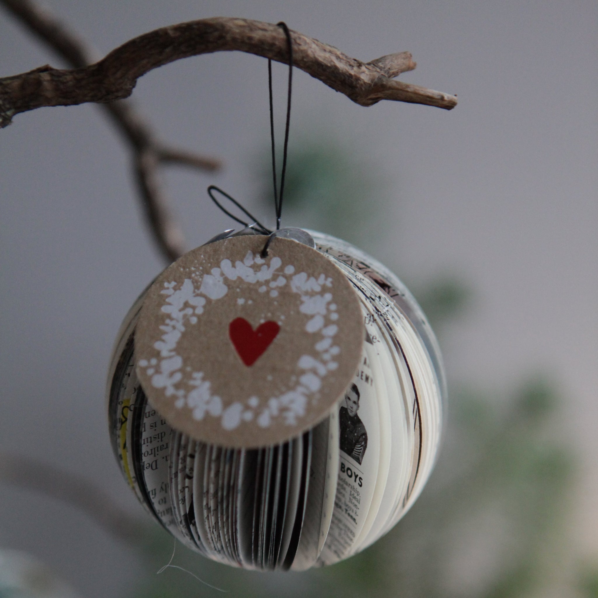 ZEITUNGSPAPIERKUGELN