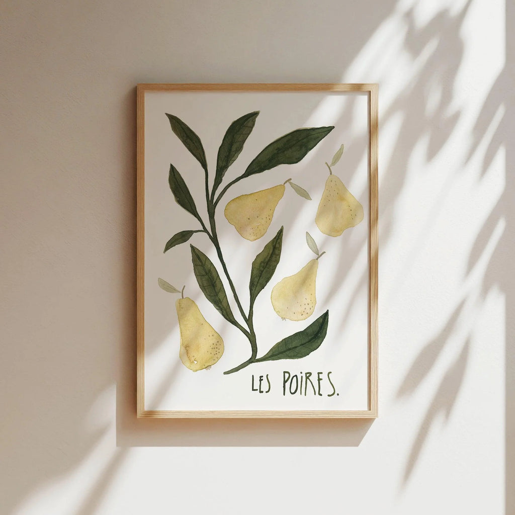 KUNSTDRUCK – LES POIRES