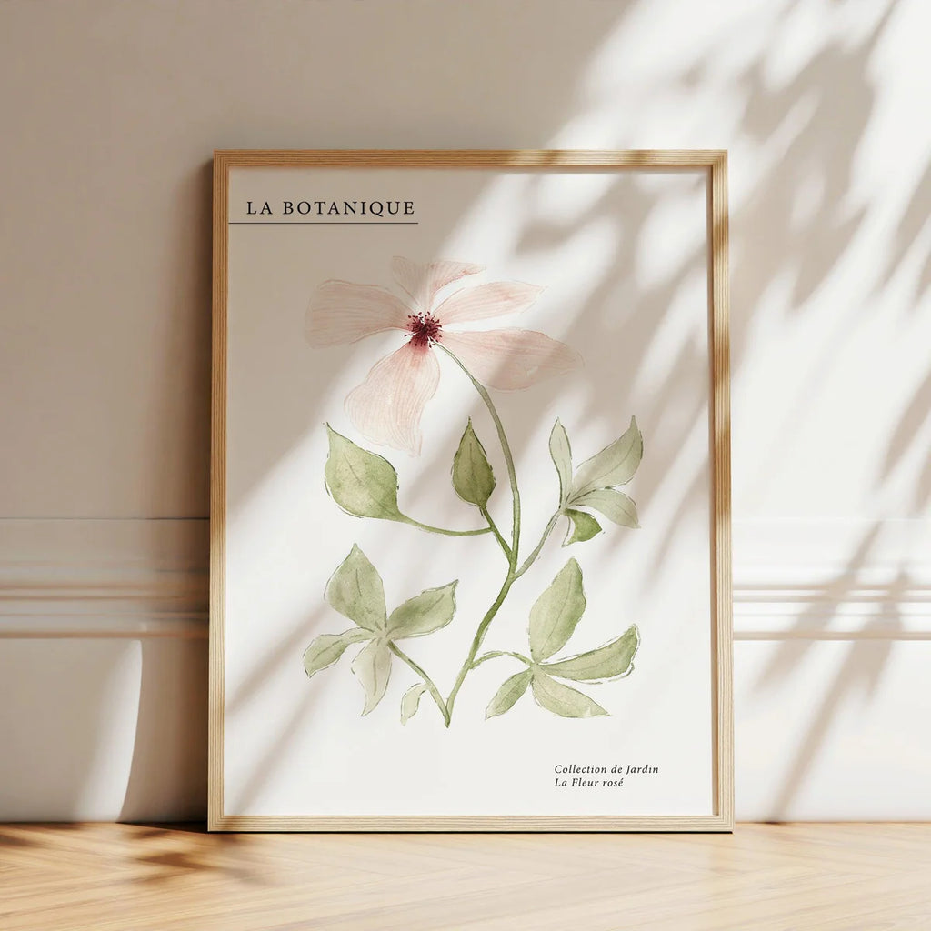 KUNSTDRUCK – LA FLEUR ROSE