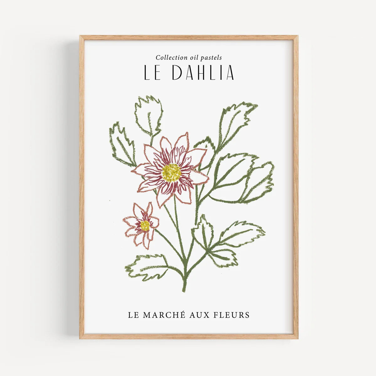KUNSTDRUCK – LE DAHLIA