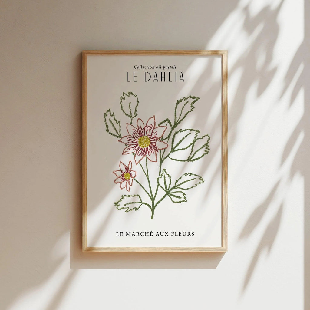 KUNSTDRUCK – LE DAHLIA