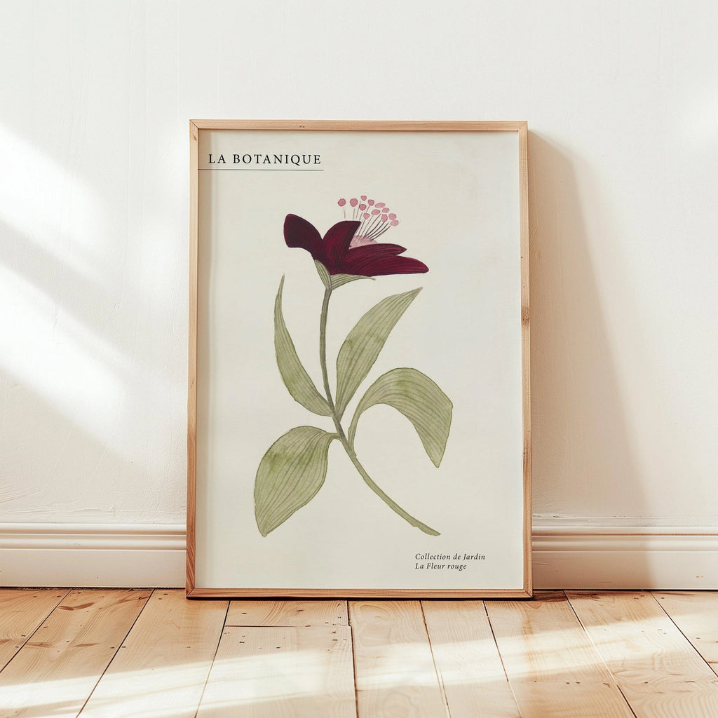 KUNSTDRUCK – FLEUR ROUGE II