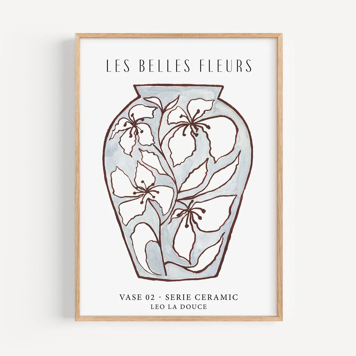 KUNSTDRUCK – BLUE VASE