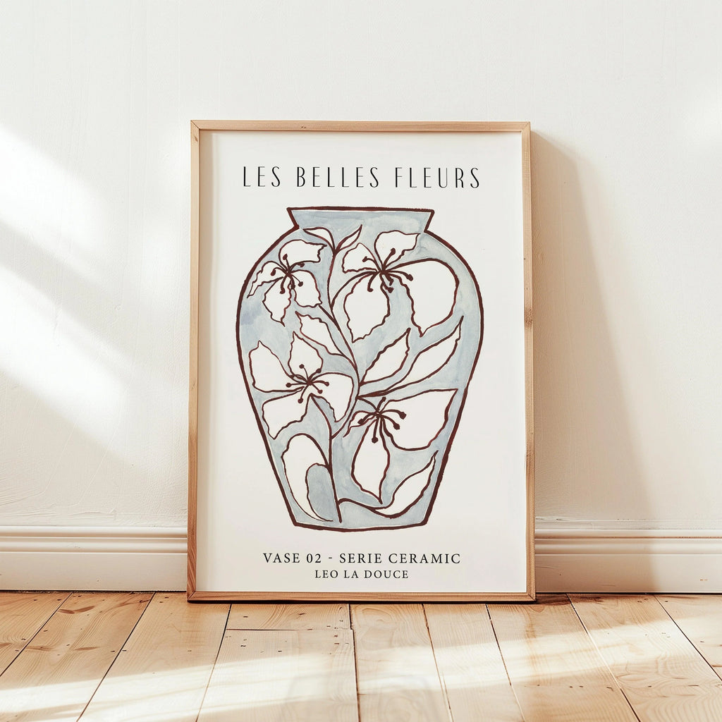 KUNSTDRUCK – BLUE VASE