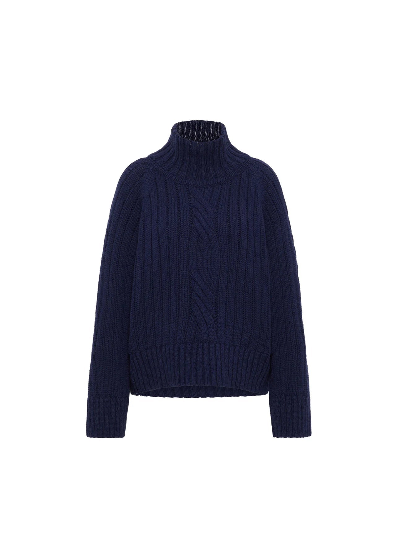 RIPPENPULLOVER OVERSIZE