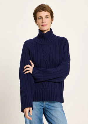 RIPPENPULLOVER OVERSIZE