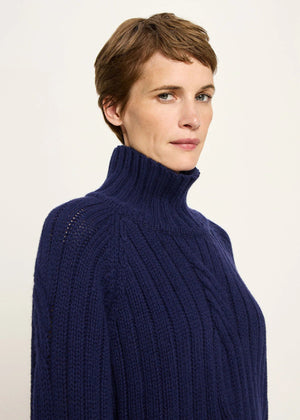 RIPPENPULLOVER OVERSIZE