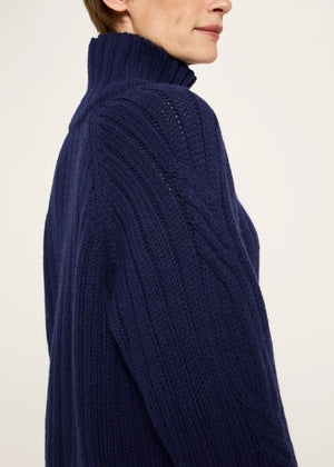 RIPPENPULLOVER OVERSIZE