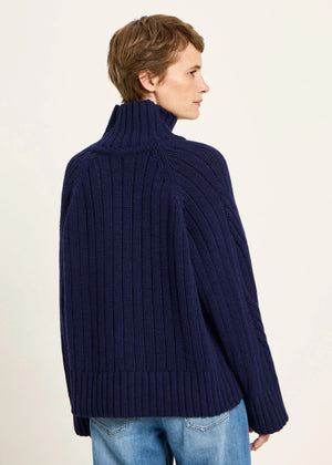 RIPPENPULLOVER OVERSIZE