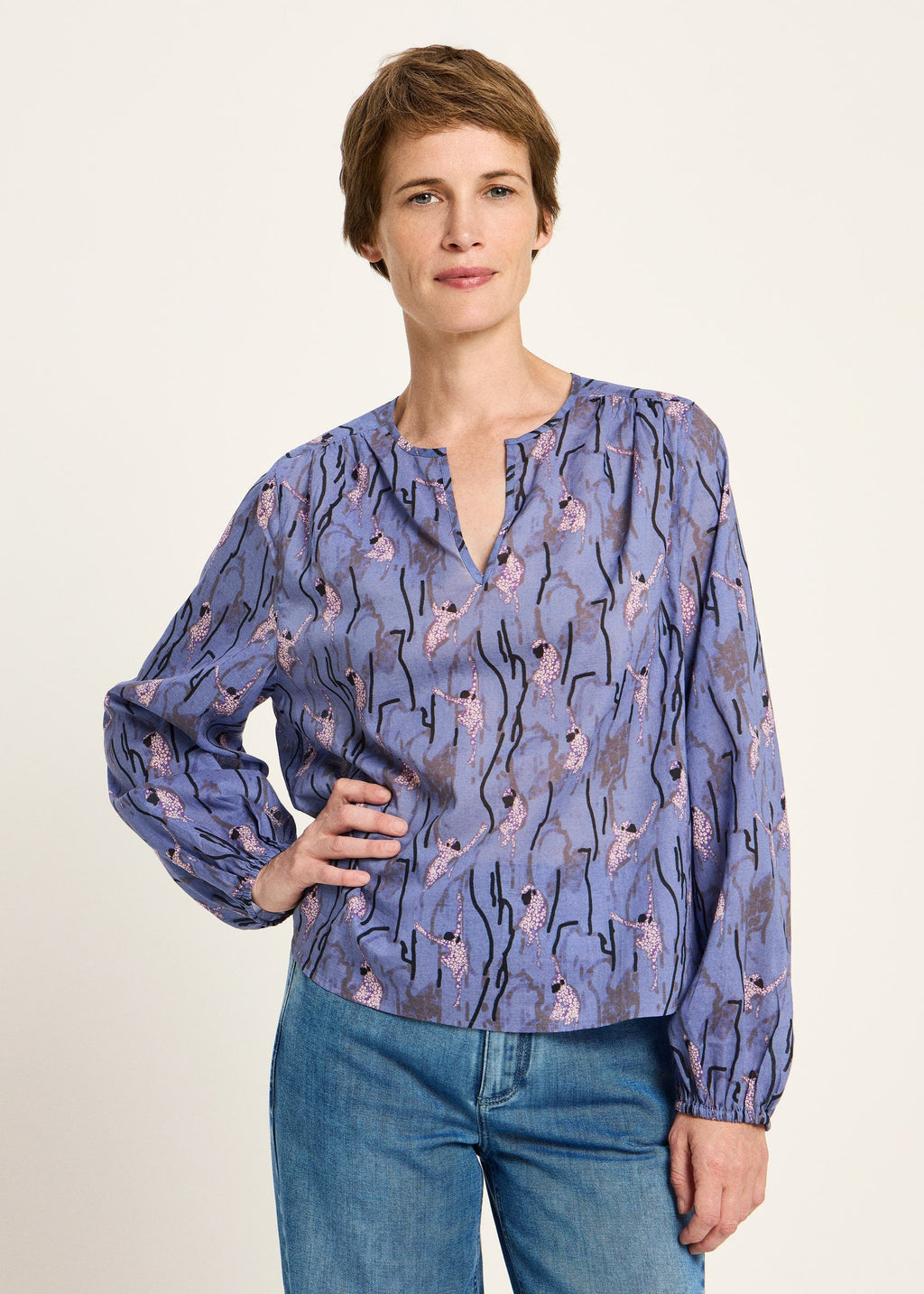LANGARM BLUSE