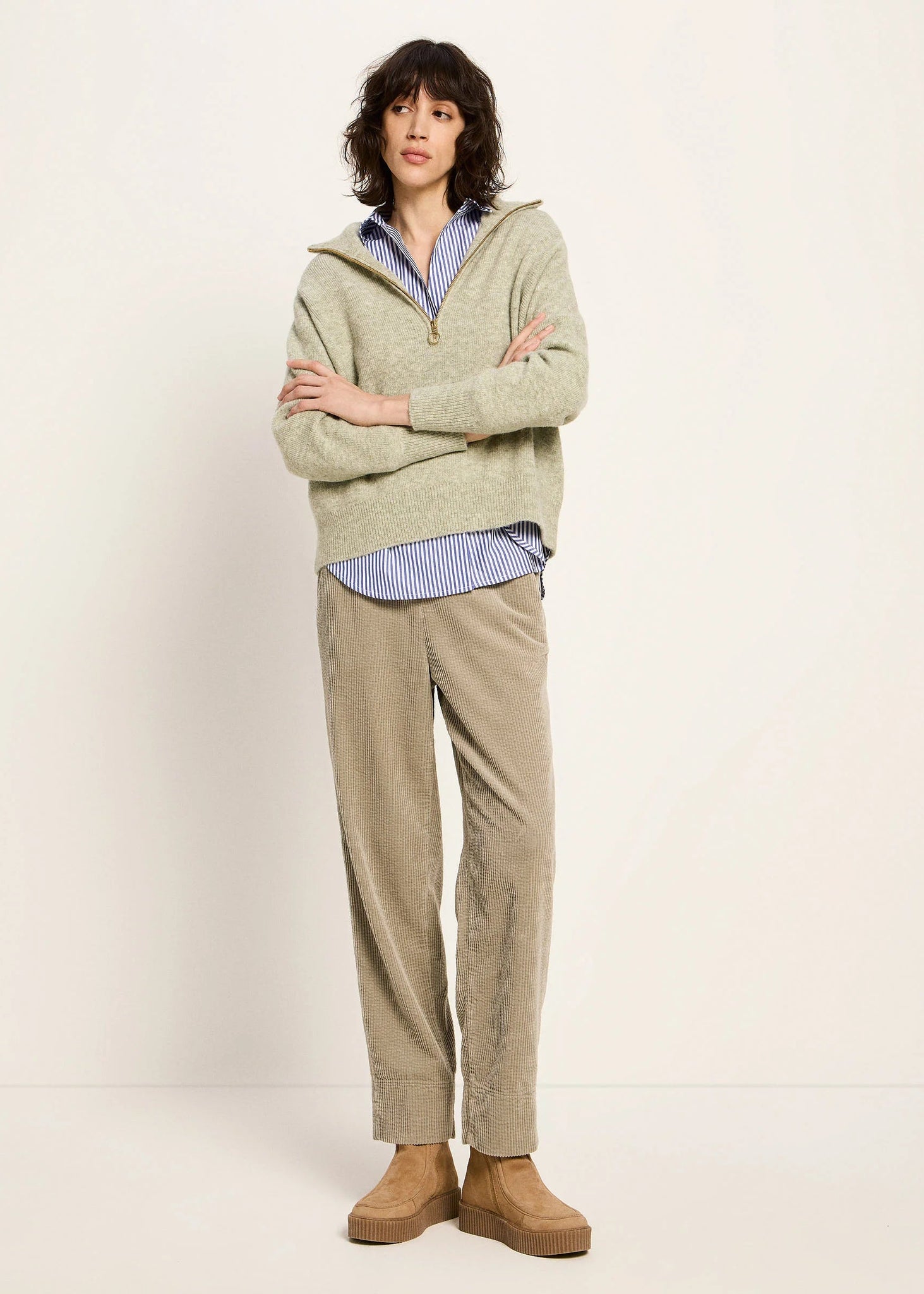 HALF-ZIP PULLOVER