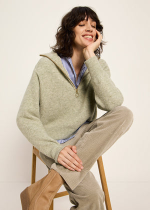 HALF-ZIP PULLOVER