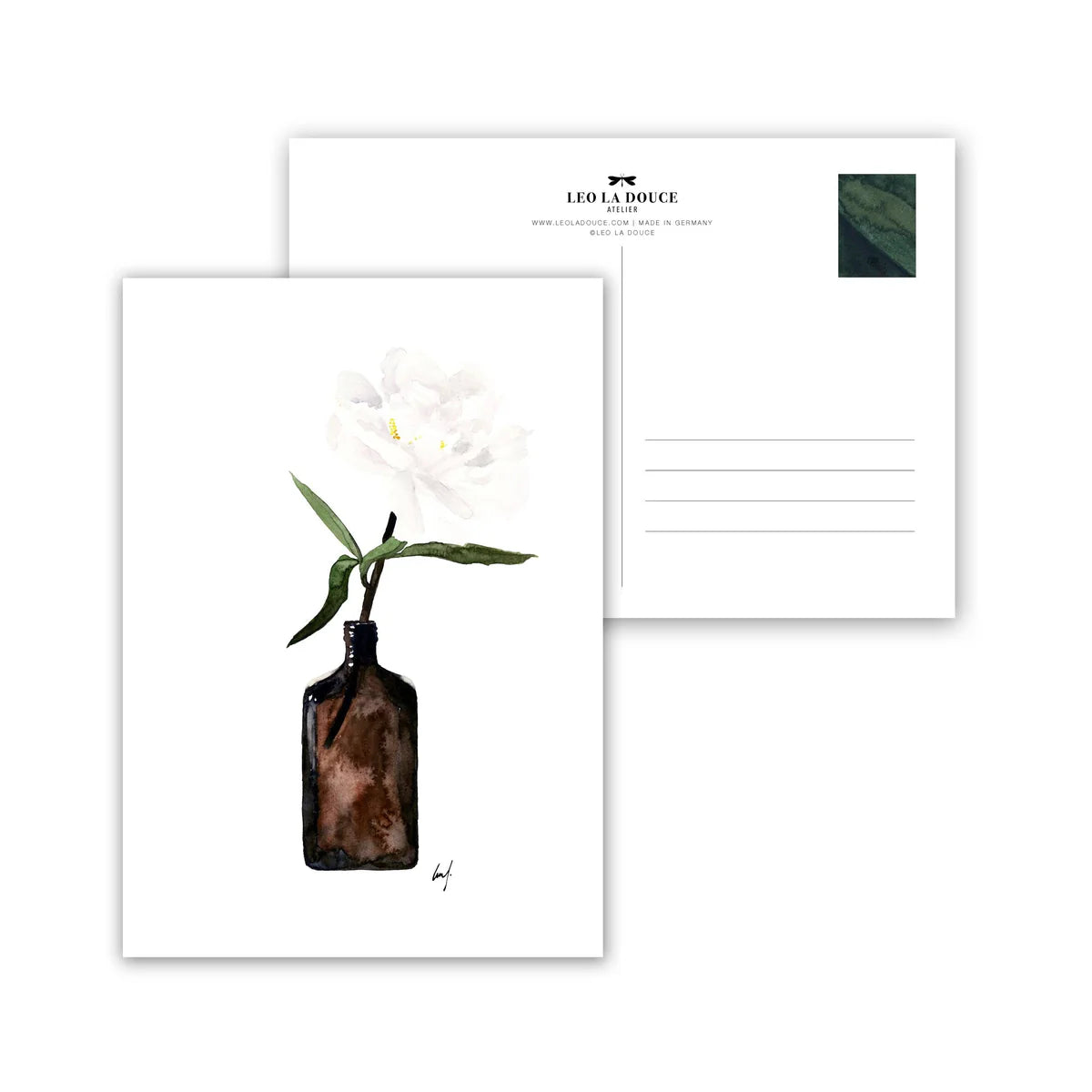 POSTKARTE -  PALE BLOSSOM