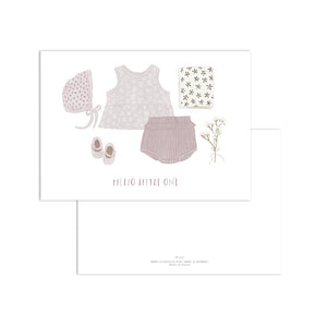 POSTKARTE -  BABY DRESS I VIOLET