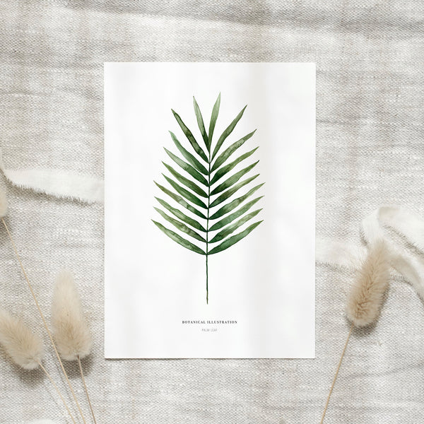 POSTKARTE - PALM LEAF