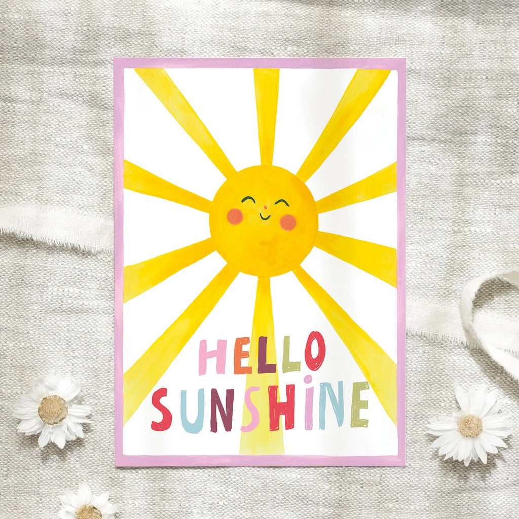 POSTKARTE - HELLO SUNSHINE
