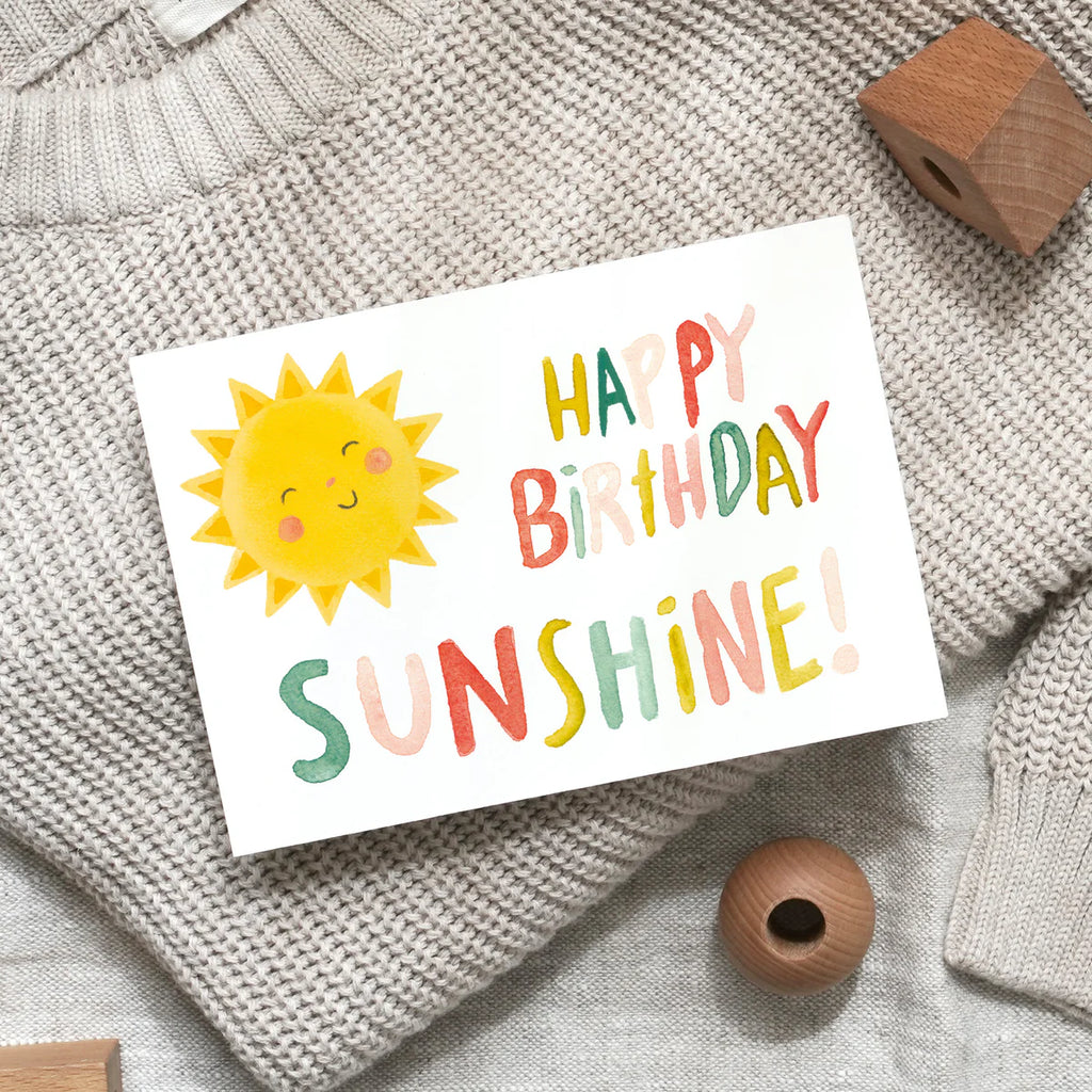 POSTKARTE - HAPPY BIRTHDAY SUNSHINE