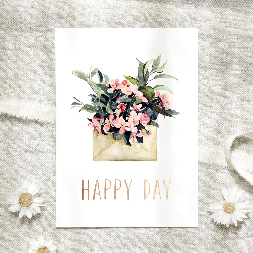 POSTKARTE - HAPPY BIRTHDAY