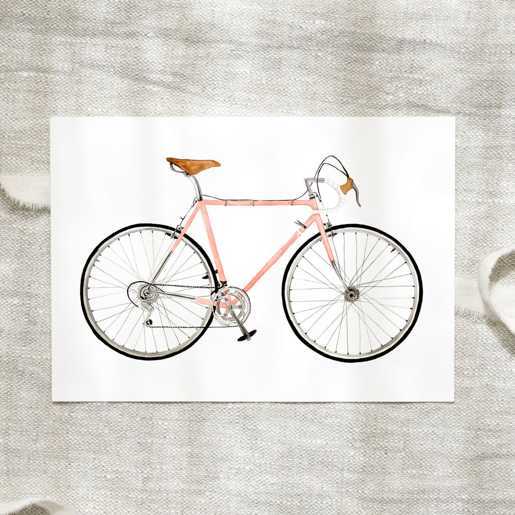 POSTKARTE - PINK RACER