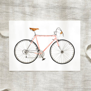 POSTKARTE - PINK RACER