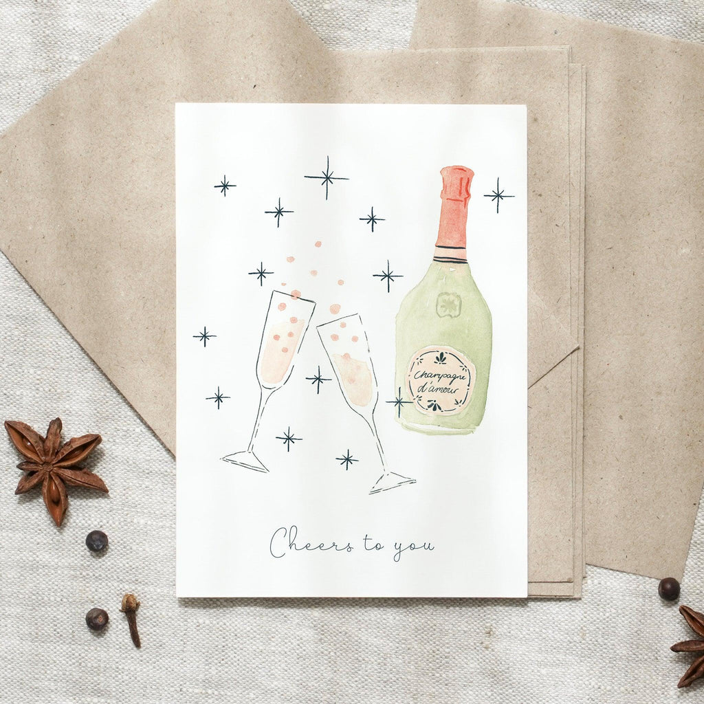 POSTKARTE - SPARKLING WISHES