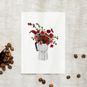 POSTKARTE - ESPRESSO BOUQUET