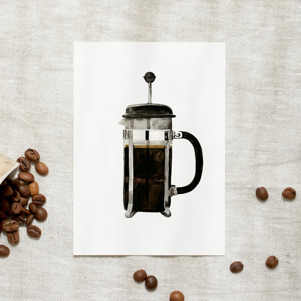 POSTKARTE - FRENCH PRESS