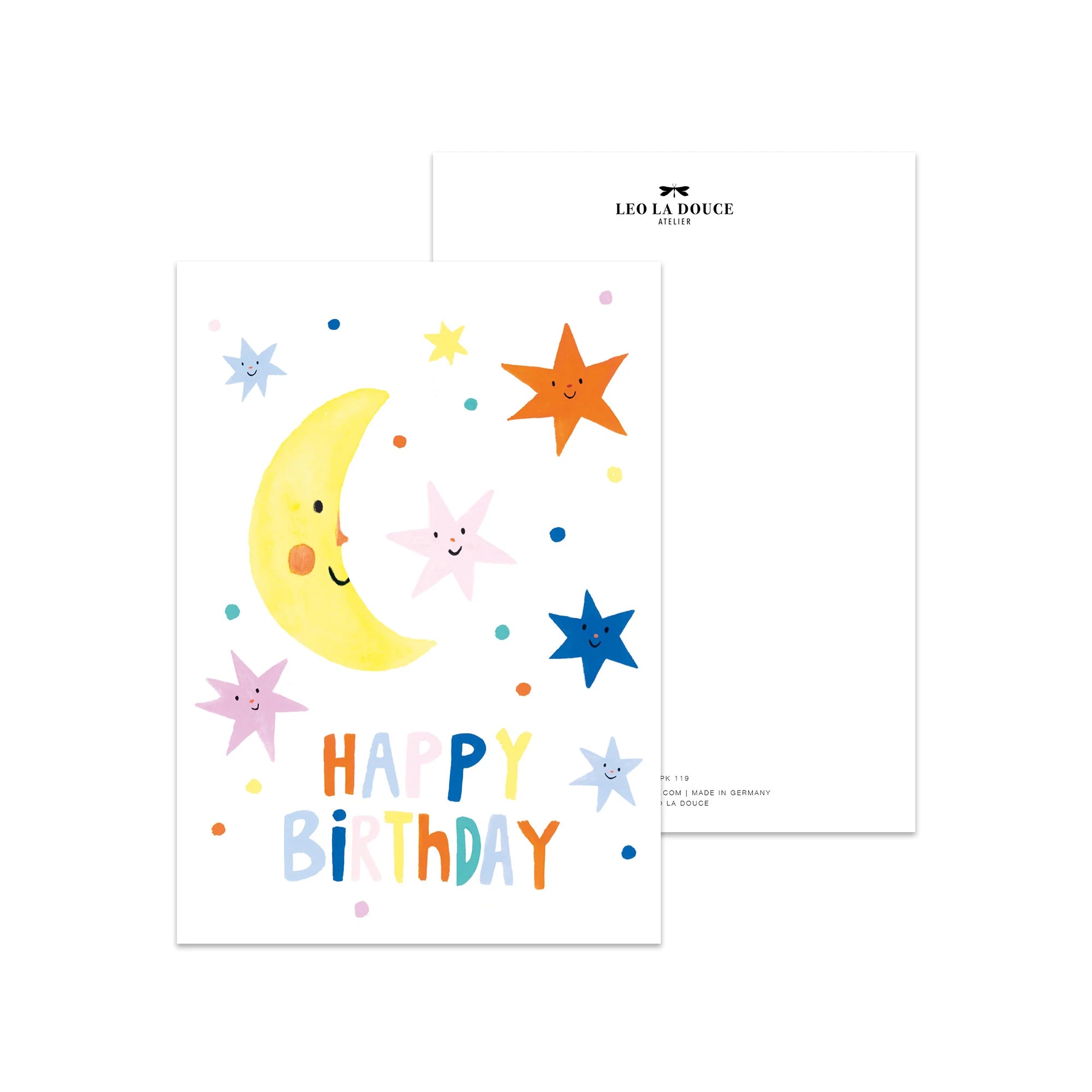 POSTKARTE - HAPPY BIRTHDAY UNIVERSE