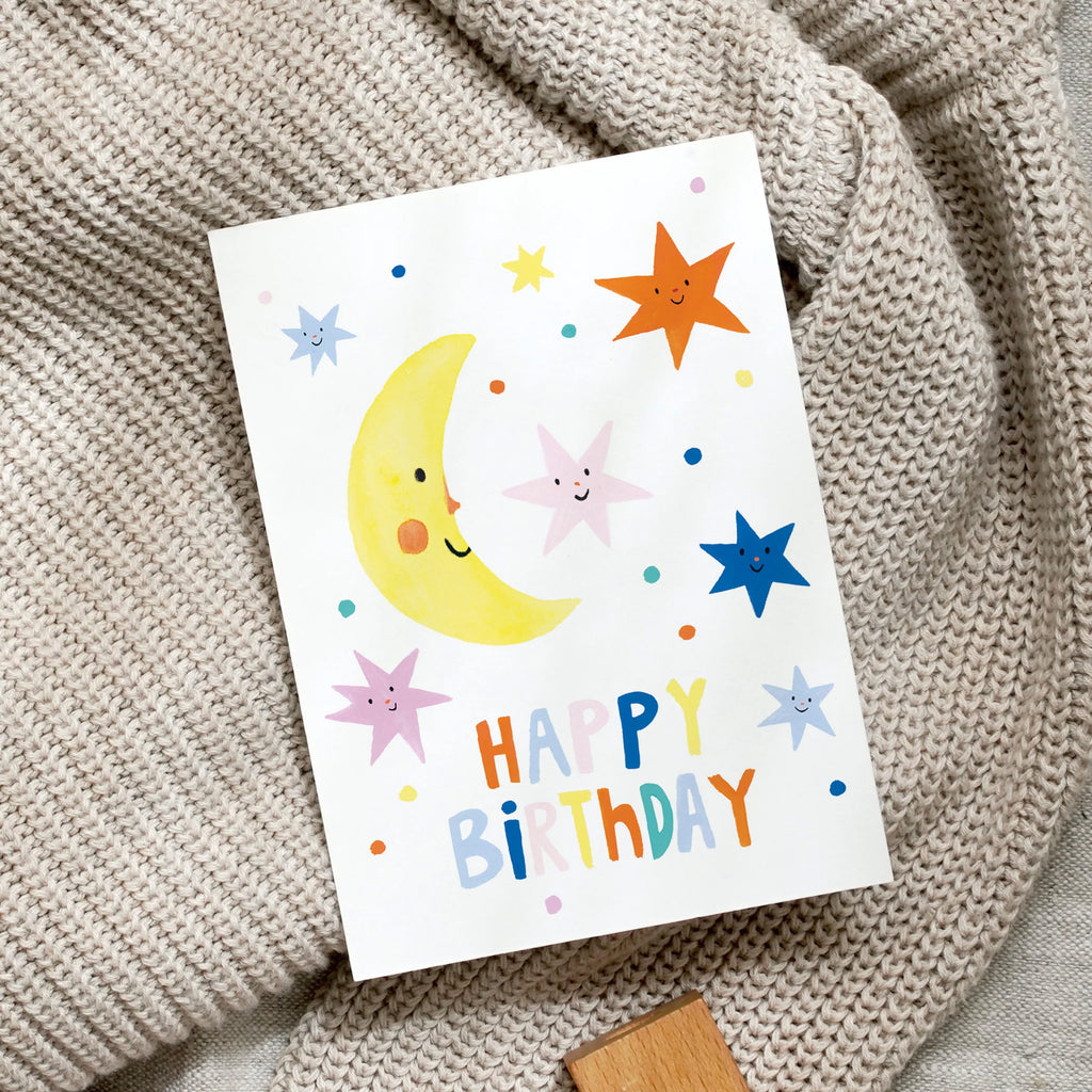 POSTKARTE - HAPPY BIRTHDAY UNIVERSE