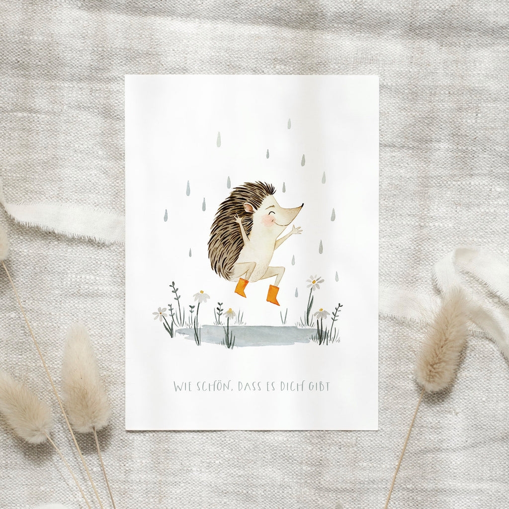 POSTKARTE - HAPPY IGEL