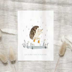 POSTKARTE - HAPPY IGEL