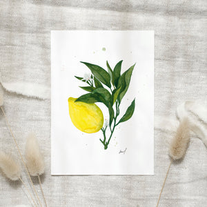 POSTKARTE - LEMON