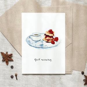 POSTKARTE - GOOD MORNING