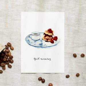 POSTKARTE - GOOD MORNING