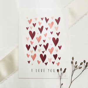 POSTKARTE - I LOVE YOU