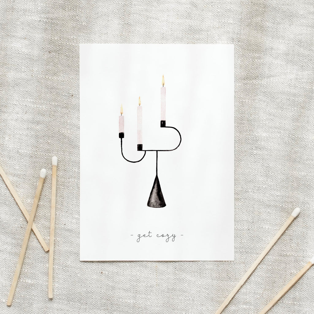 POSTKARTE - GET COZY