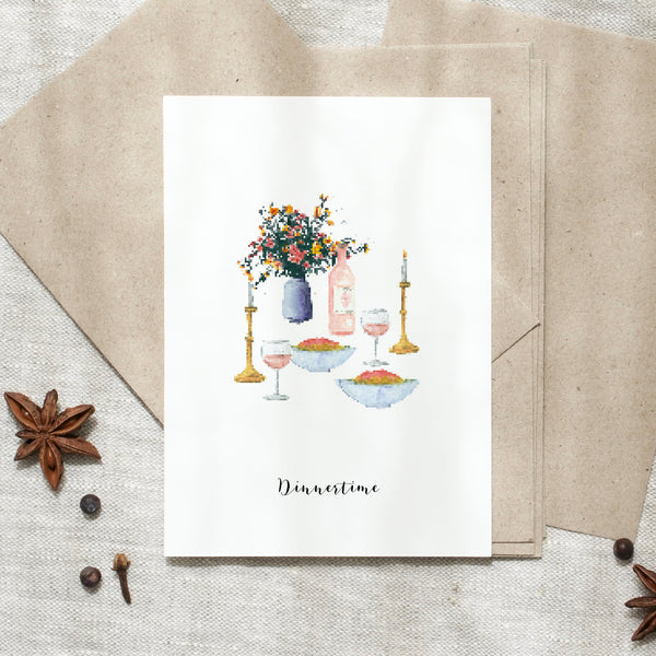 POSTKARTE - DINNERTIME