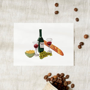 POSTKARTE - PICKNICK