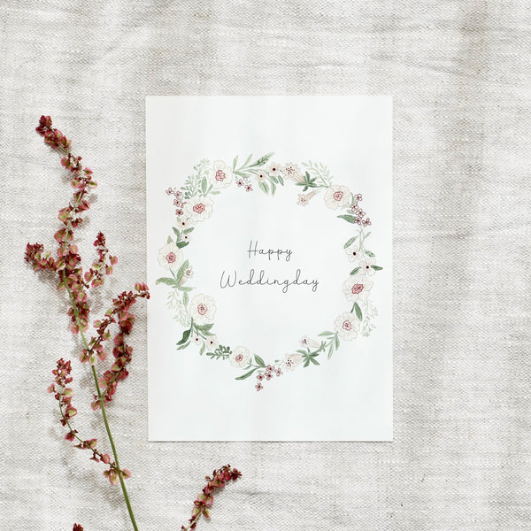 POSTKARTE -  HOCHZEITSTAG