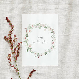 POSTKARTE -  HOCHZEITSTAG