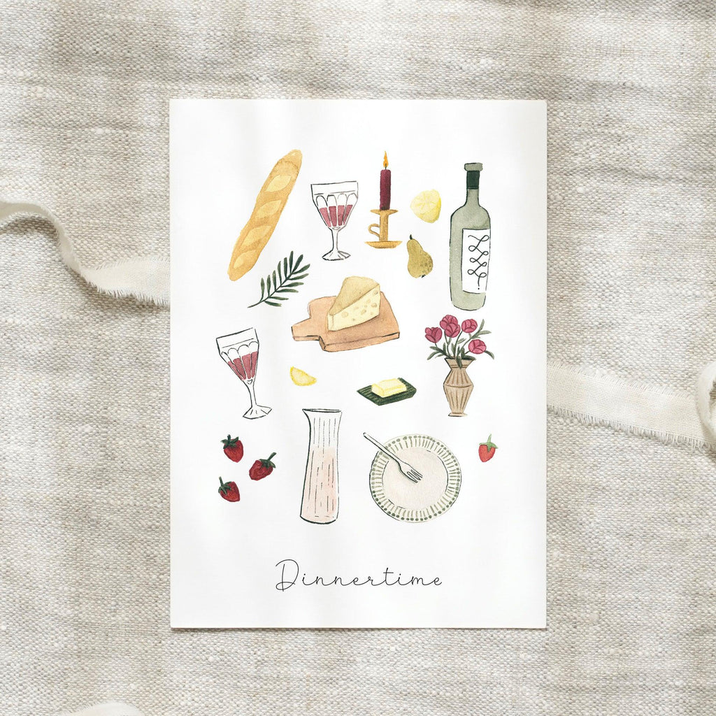 POSTKARTE - DINNERTIME II