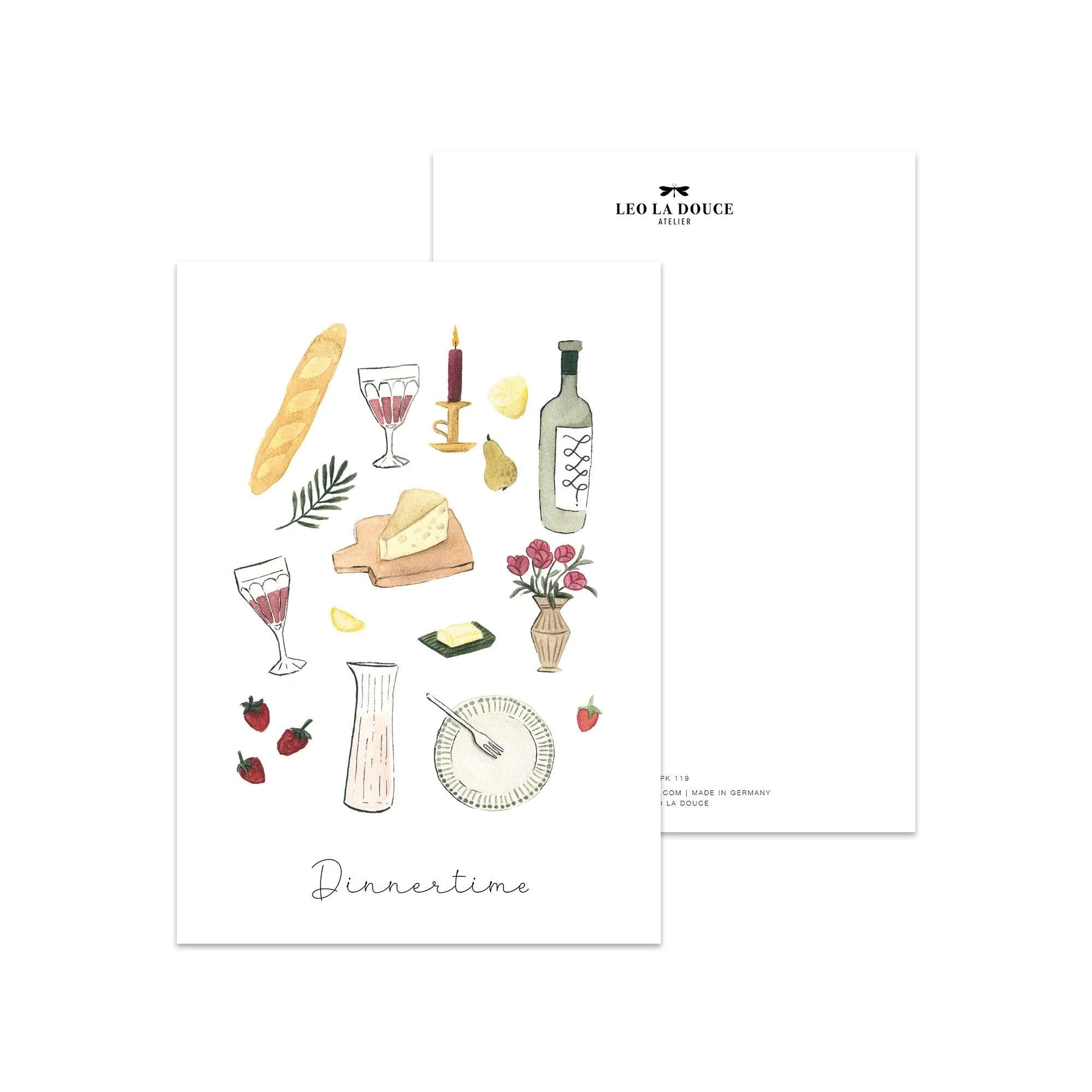 POSTKARTE - DINNERTIME II